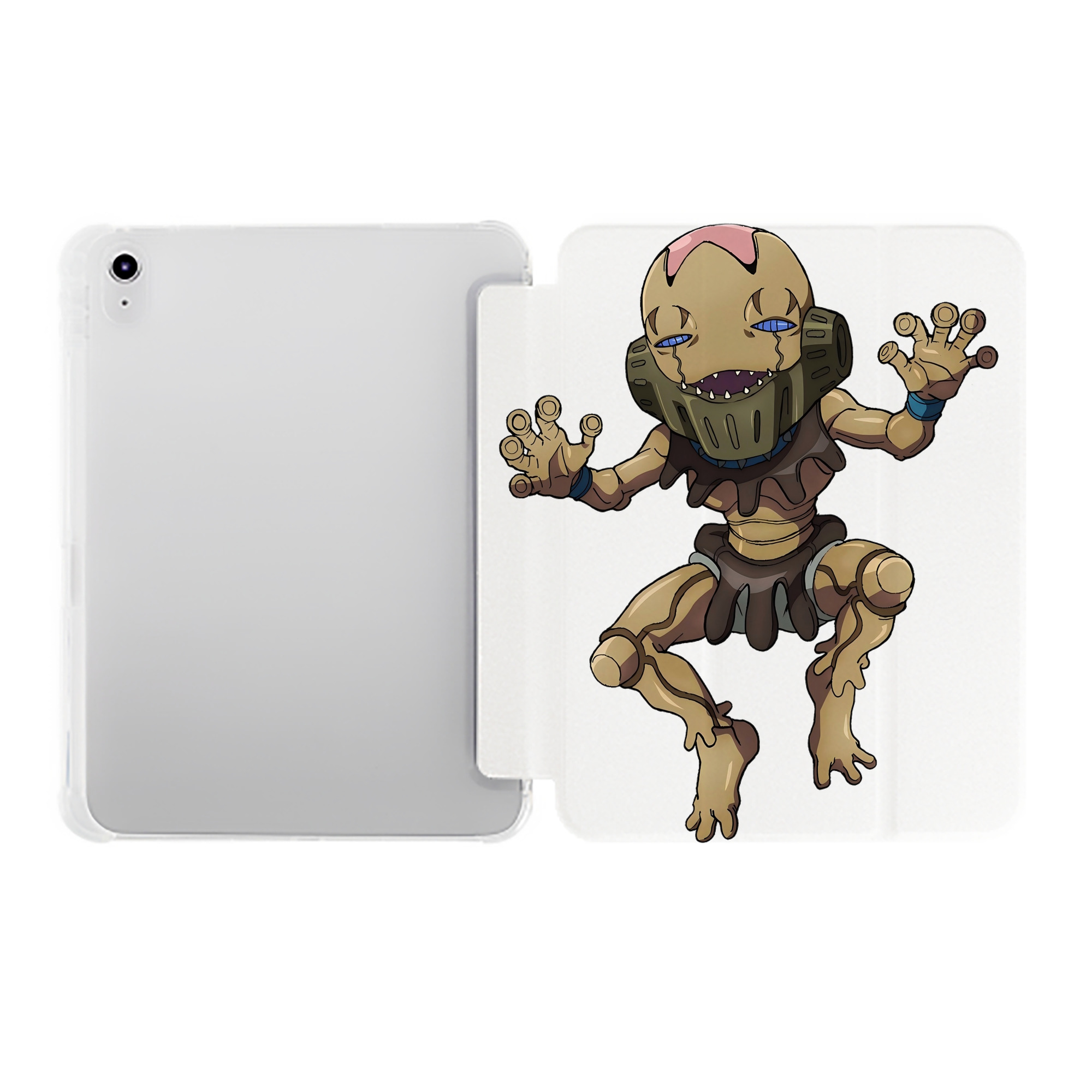 （画像用） ジョジョの奇妙な冒険 JoJo's Bizarre Adventure IPad ケース ペン収納付き 三つ折りスタンド PUレザー×シリコン 対応機種9.5/10.5/10.9インチ